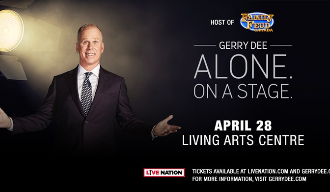 Gerry Dee Alone On A Stage April 28 2022 Living Arts Centre Mississauga Ontario Canada